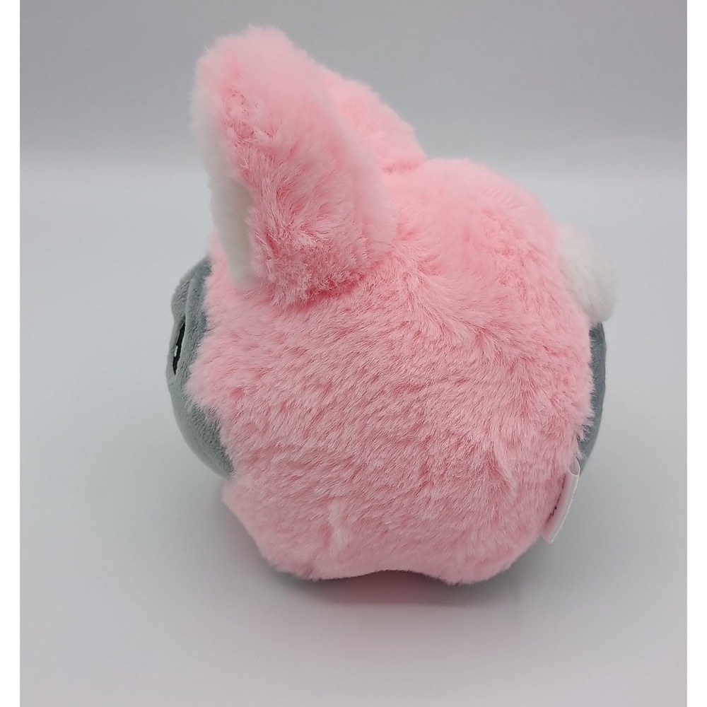 5" Kidrobot x Kozik Litton Small Pink PLUSH Springtime Gray Face Bunny 8 - Picture 2 of 3